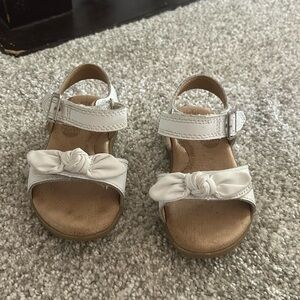Stride rite white sandals